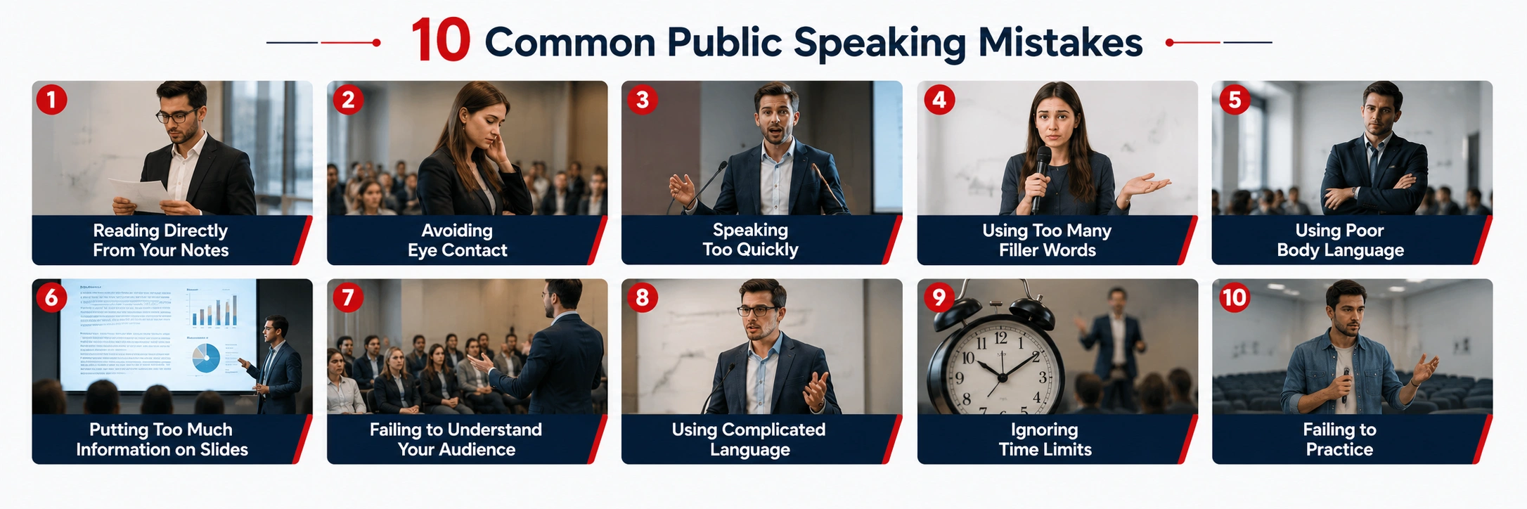 10 Bad Practices to Avoid When Speaking in Public